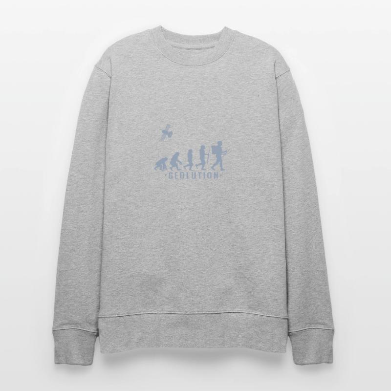Geocaching evolution Shirt Geolution Stanley/Stella Unisex Bio-Sweatshirt CHANGER 