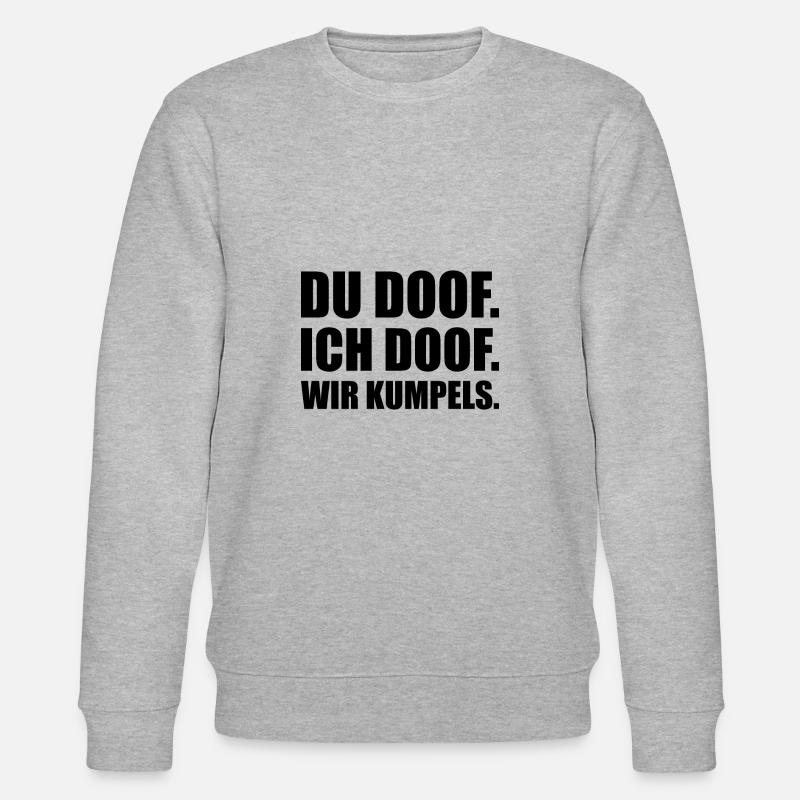 freunde fuer ewig - Stanley/Stella Unisex Bio-Sweatshirt CHANGER  - Grau meliert