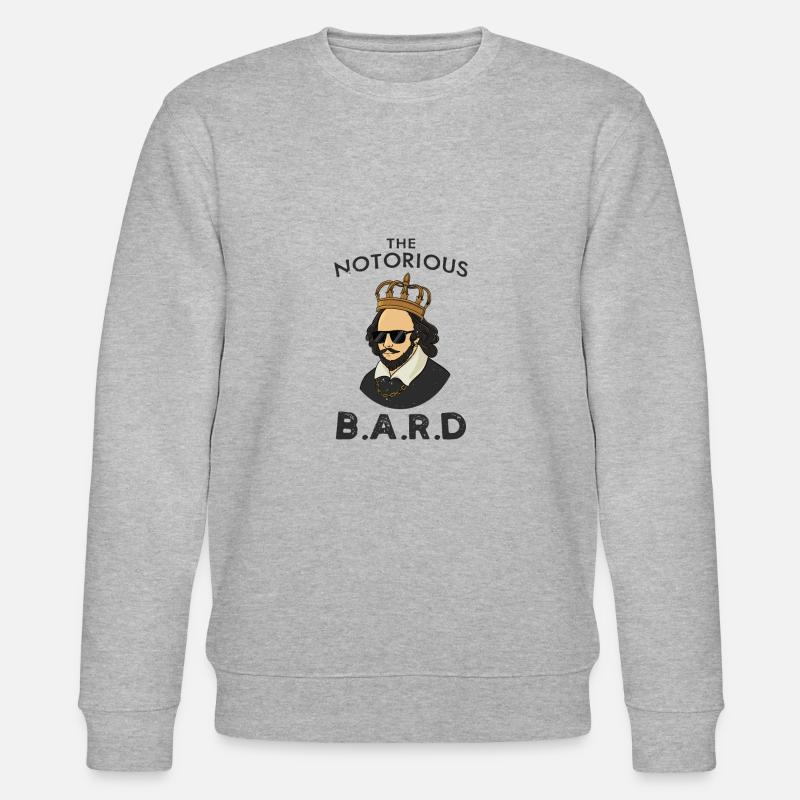 William Shakespeare Theater Party Design - Sweat bio CHANGER Stanley/Stella Unisexe - gris chiné