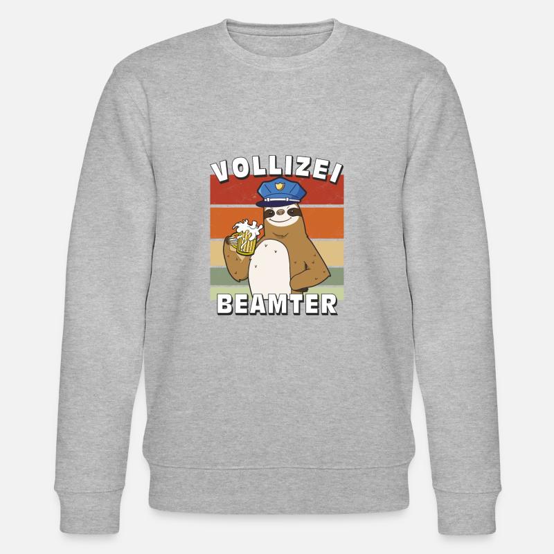VOLLIZEI BEAMTER - Stanley/Stella Unisex Bio-Sweatshirt CHANGER  - Grau meliert