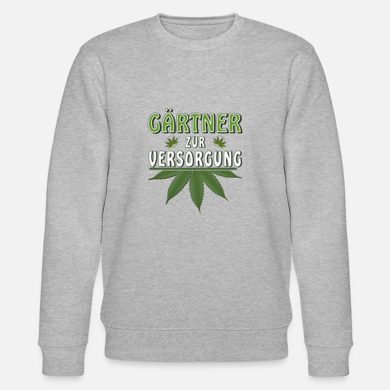 HANF GÄRTNER ZUR SELBSTVERSORGUNG - Stanley/Stella Unisex Bio-Sweatshirt CHANGER  - Grau meliert