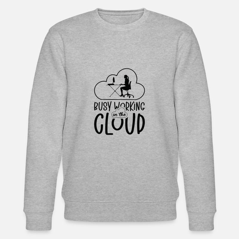 Cloud Computing Programmierer Kodierung - Stanley/Stella Unisex Bio-Sweatshirt CHANGER  - Grau meliert