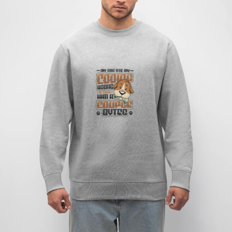 Dog Bytes Code Programmation de blagues informatiques Sweat bio CHANGER Stanley/Stella Unisexe