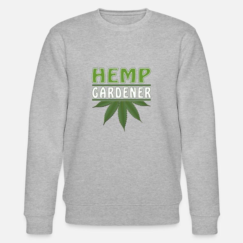 HEMP GARDENER - Stanley/Stella Unisex Bio-Sweatshirt CHANGER  - Grau meliert