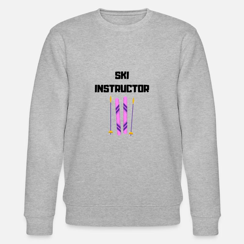 Ski Instructor - Stanley/Stella CHANGER Unisex Organic Sweatshirt - heather grey