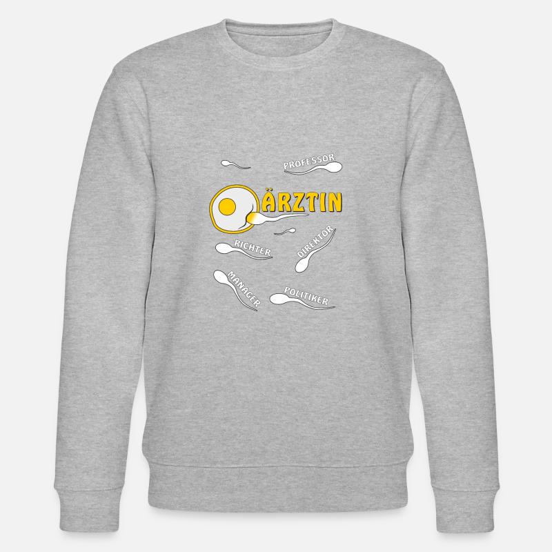 ÄRZTIN - Stanley/Stella Unisex Bio-Sweatshirt CHANGER  - Grau meliert