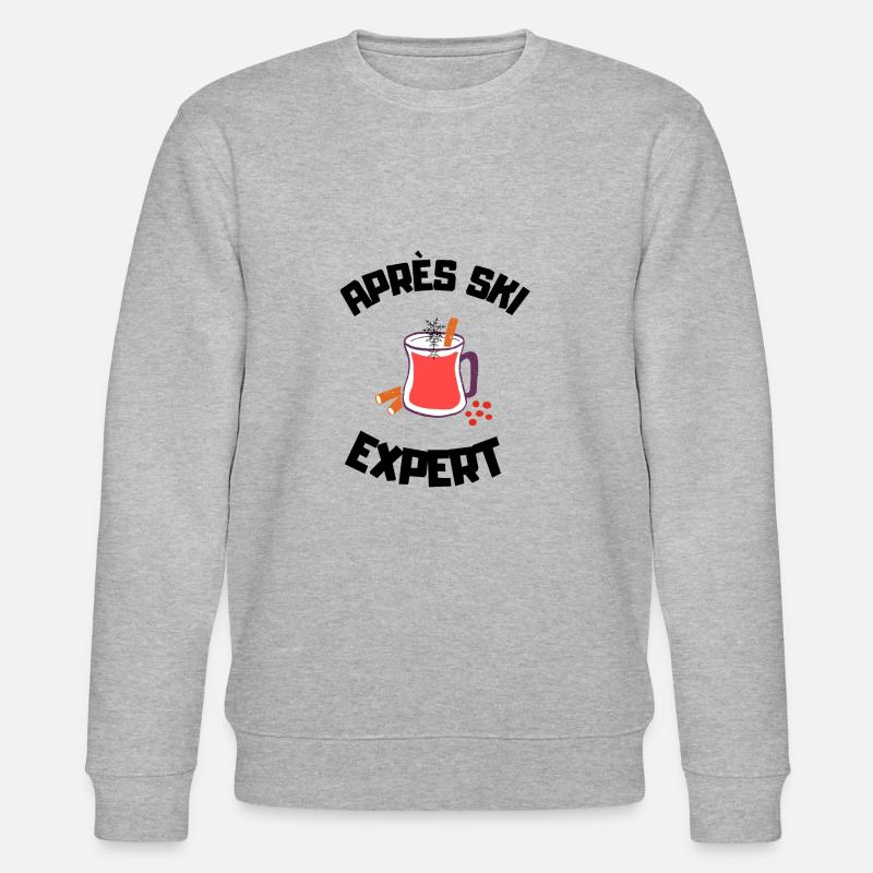 Après Ski Expert - Stanley/Stella Unisex Bio-Sweatshirt CHANGER  - Grau meliert