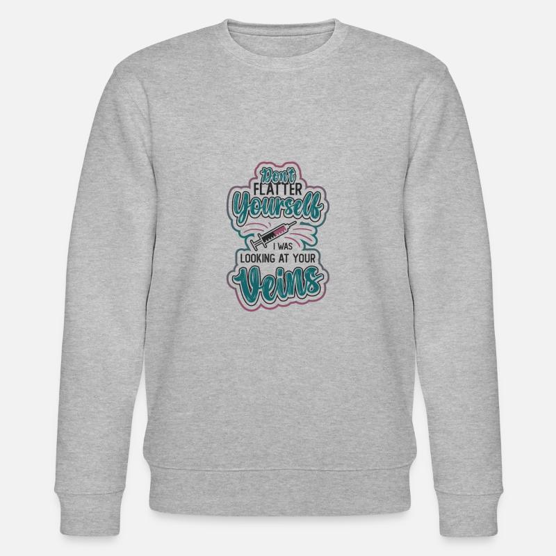 Ne vous flattez pas. - Sweat bio CHANGER Stanley/Stella Unisexe - gris chiné