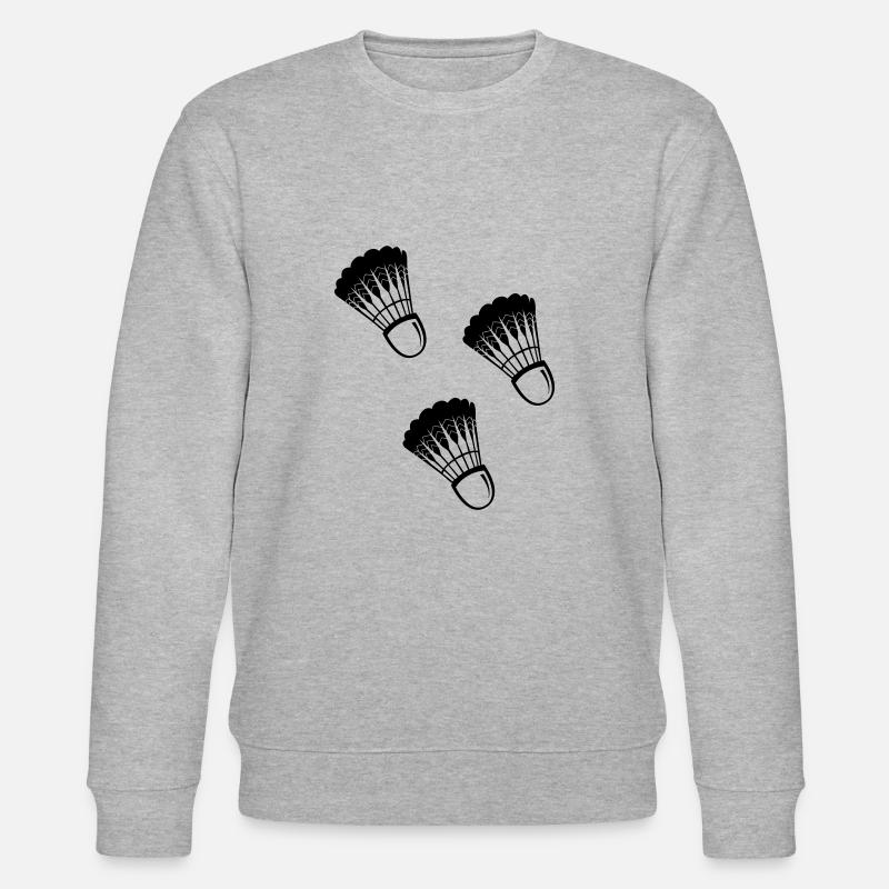 Badminton - Stanley/Stella Unisex Bio-Sweatshirt CHANGER  - Grau meliert