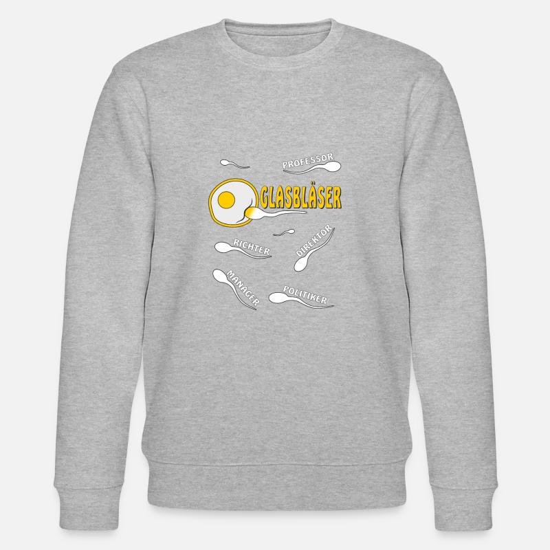 GLASBLÄSER - Stanley/Stella Unisex Bio-Sweatshirt CHANGER  - Grau meliert