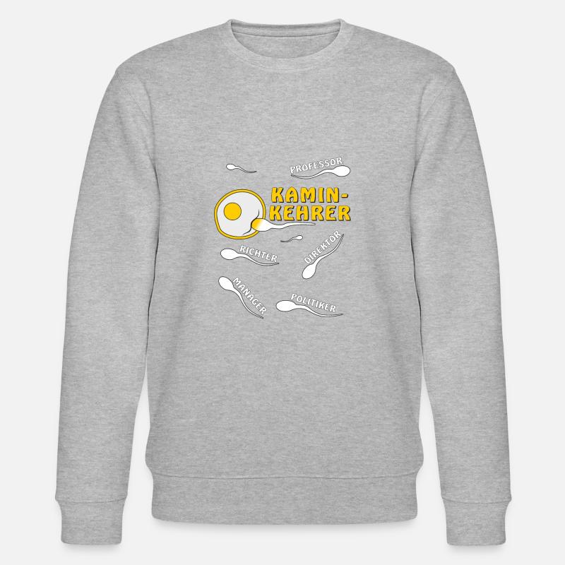 KAMINKEHRER - Stanley/Stella Unisex Bio-Sweatshirt CHANGER  - Grau meliert