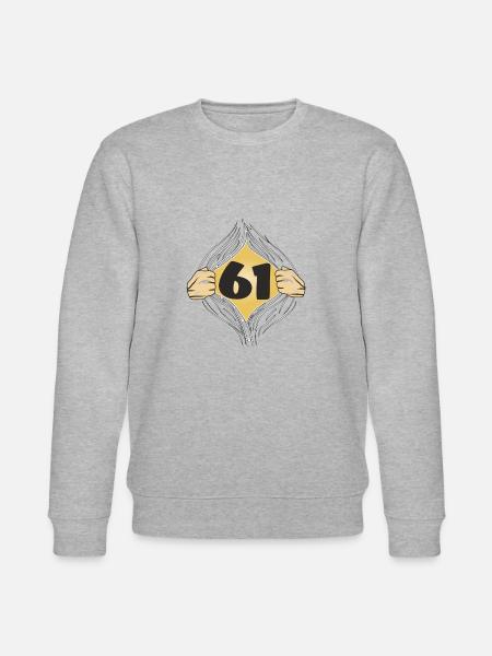 61 DRESS ON - Stanley/Stella CHANGER Unisex Organic Sweatshirt - heather grey