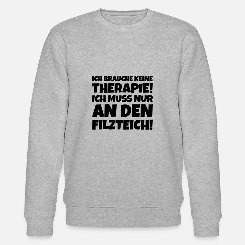 Filzteich Therapie - Stanley/Stella Unisex Bio-Sweatshirt CHANGER  - Grau meliert