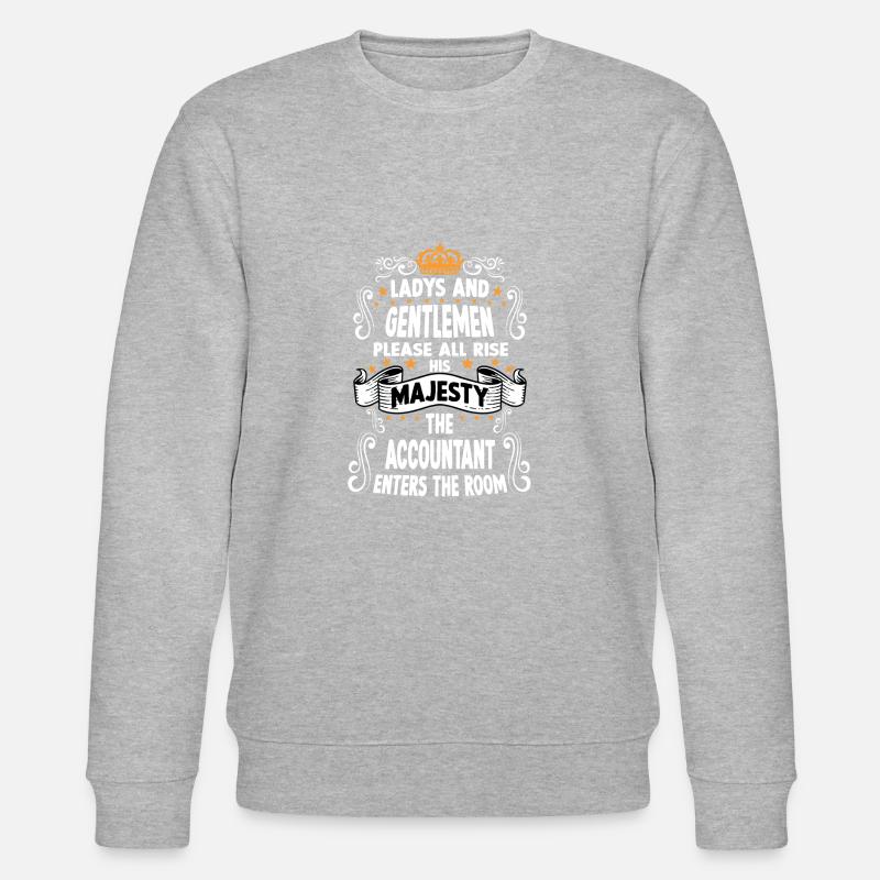 Comptable T drôle de dire comptable motive - Sweat bio CHANGER Stanley/Stella Unisexe - gris chiné