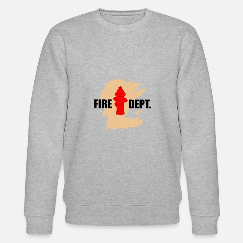 Feuerwehr Hydrant - Stanley/Stella Unisex Bio-Sweatshirt CHANGER  - Grau meliert