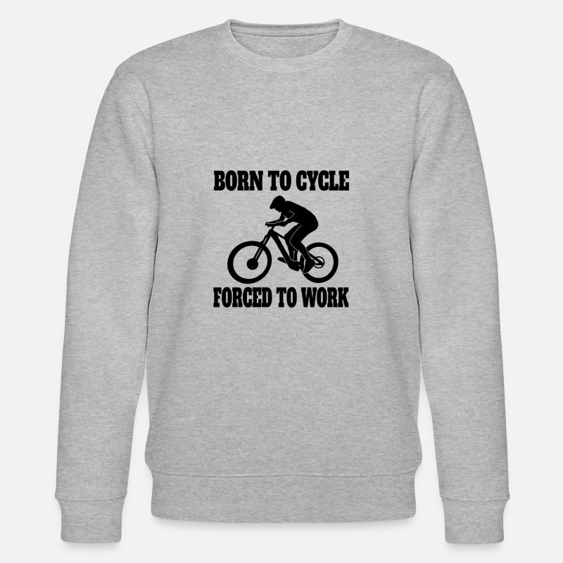 Cyclisme VTT Tour Cyclisme - Sweat bio CHANGER Stanley/Stella Unisexe - gris chiné