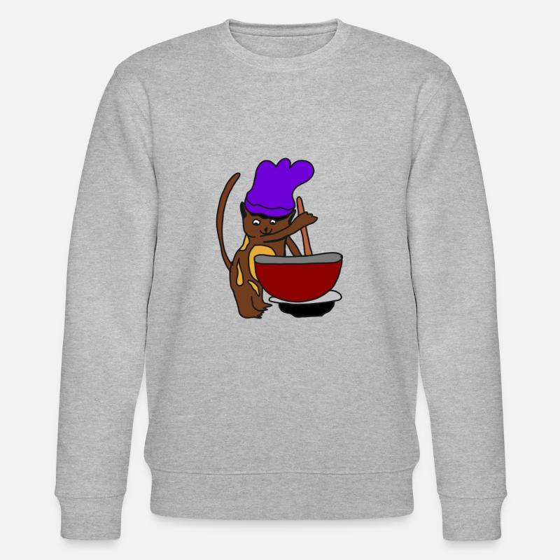Cat Making Biscuits Meme Cat Making Biscuits - Stanley/Stella CHANGER Unisex Organic Sweatshirt - heather grey