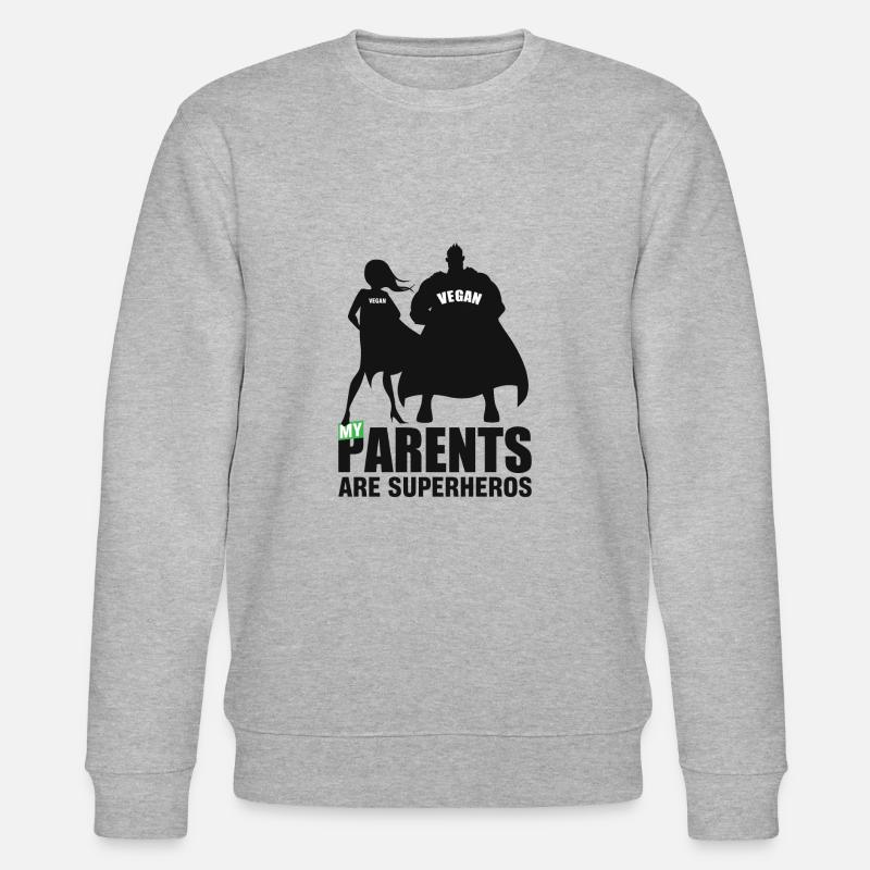 Mes parents sont des super-héros - Sweat bio CHANGER Stanley/Stella Unisexe - gris chiné