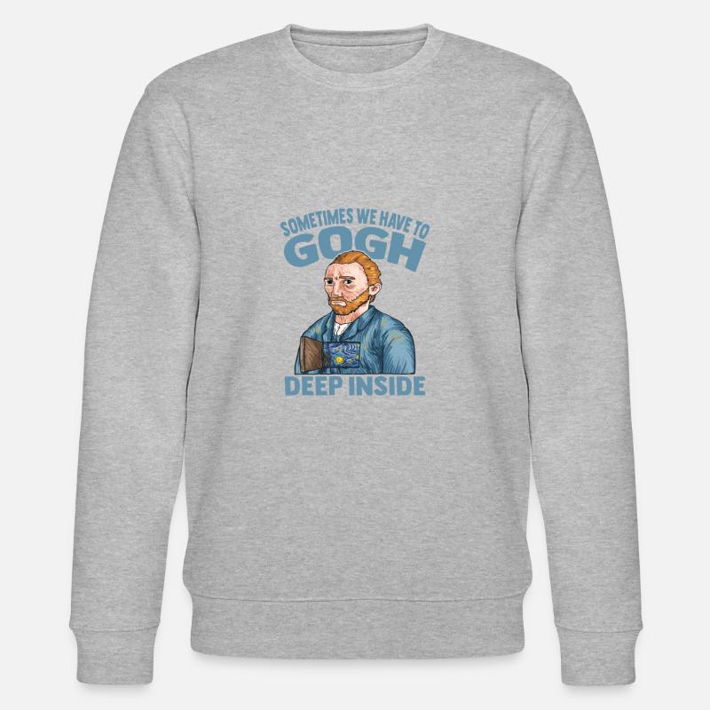 L’art de Van Gogh - Sweat bio CHANGER Stanley/Stella Unisexe - gris chiné