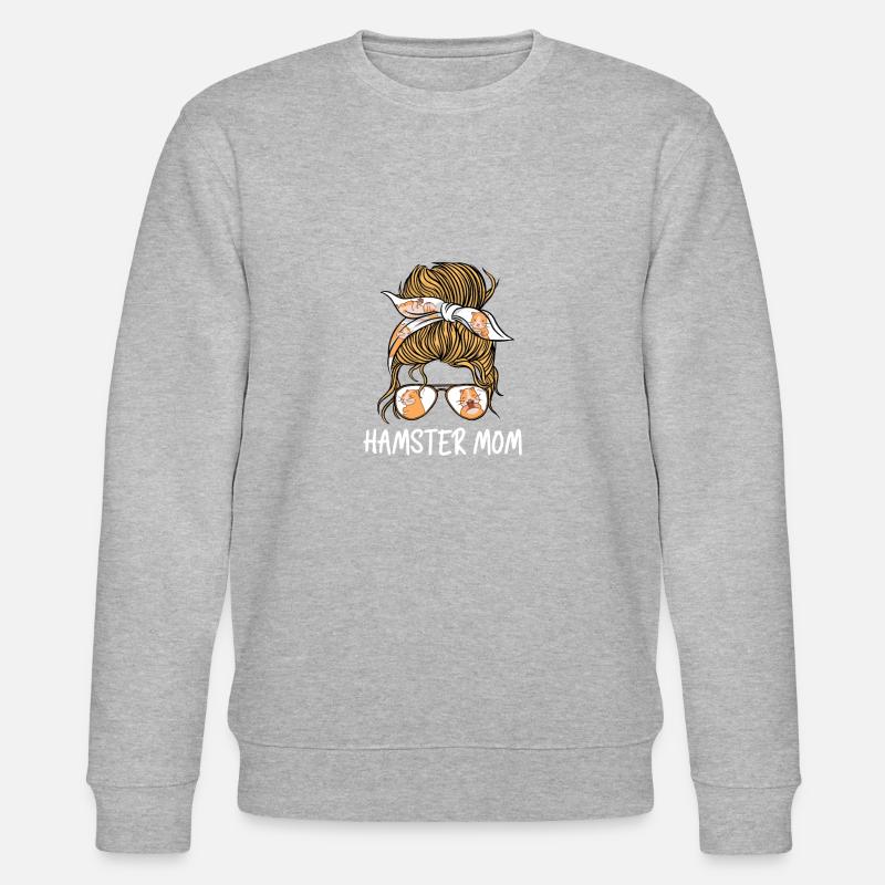 Hamster Maman Propriétaire Rongeur - Sweat bio CHANGER Stanley/Stella Unisexe - gris chiné
