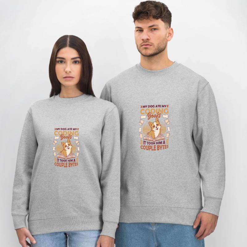 Dog Bytes Code Computer Joke Programmation Sweat bio CHANGER Stanley/Stella Unisexe