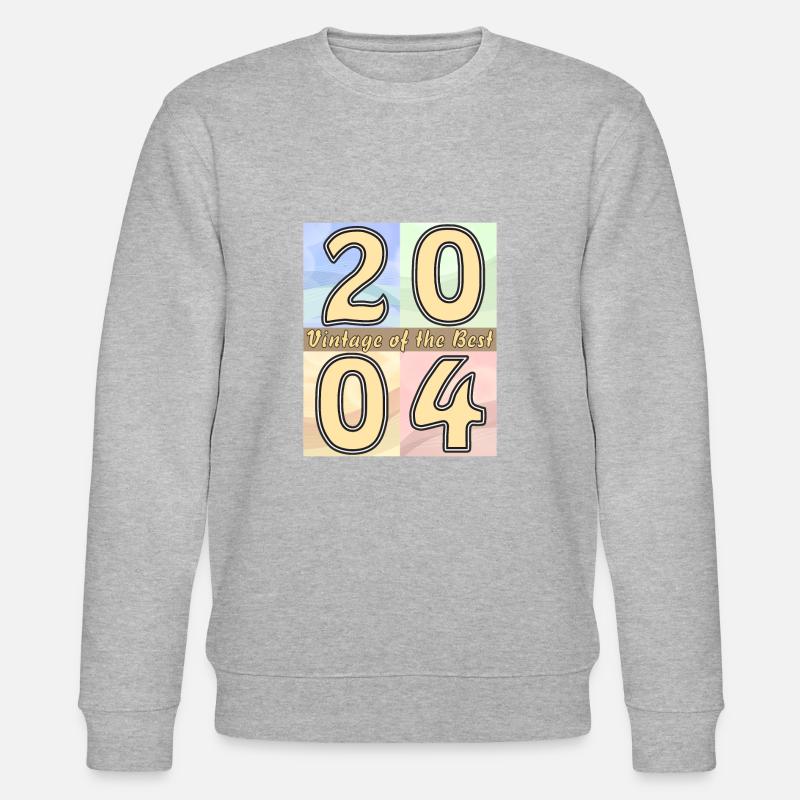 ANNÉE D’ANNIVERSAIRE 2004 - Sweat bio CHANGER Stanley/Stella Unisexe - gris chiné