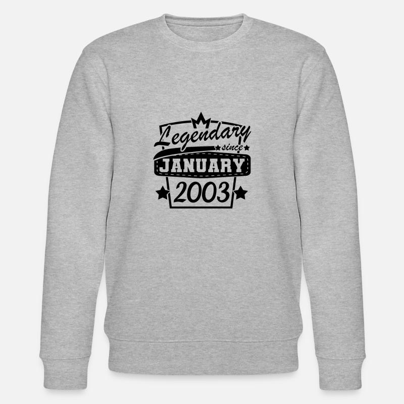Anniversaire 20 ans Janvier 2003 - Sweat bio CHANGER Stanley/Stella Unisexe - gris chiné