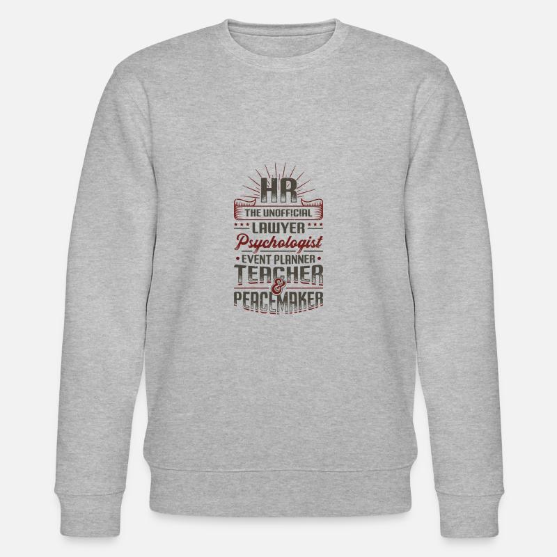 Ressources humaines RH - Sweat bio CHANGER Stanley/Stella Unisexe - gris chiné