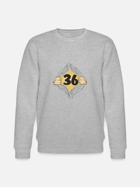 36 PUT ON SHIRT - Stanley/Stella CHANGER Unisex Organic Sweatshirt - heather grey