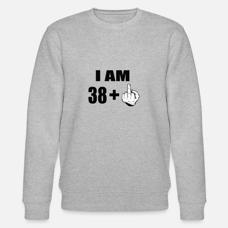 39th birthday - Stanley/Stella CHANGER Unisex Organic Sweatshirt - heather grey