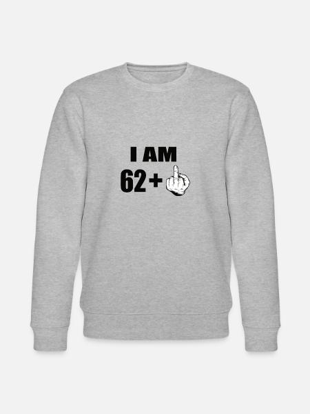 63rd birthday - Stanley/Stella CHANGER Unisex Organic Sweatshirt - heather grey