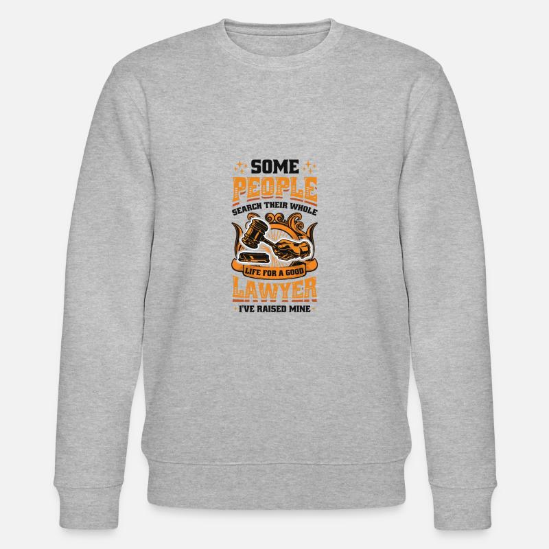 Vater Eines Anwalts - Stanley/Stella Unisex Bio-Sweatshirt CHANGER  - Grau meliert