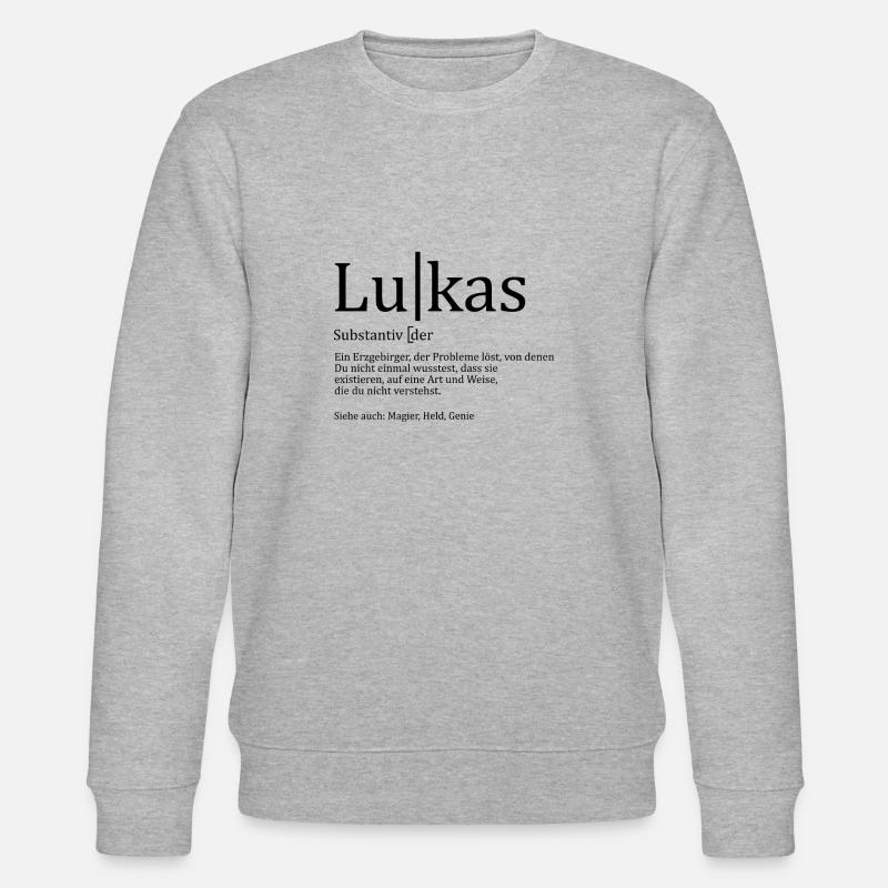 Erzgebirge Lukas - Stanley/Stella Unisex Bio-Sweatshirt CHANGER  - Grau meliert