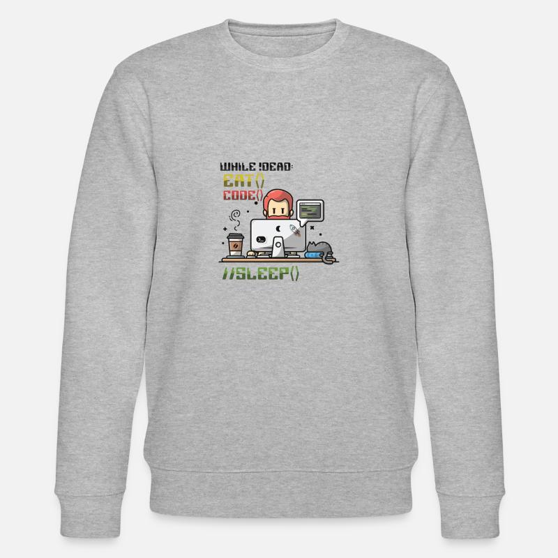 Programmeur,Programmeur informatique,Blague - Sweat bio CHANGER Stanley/Stella Unisexe - gris chiné