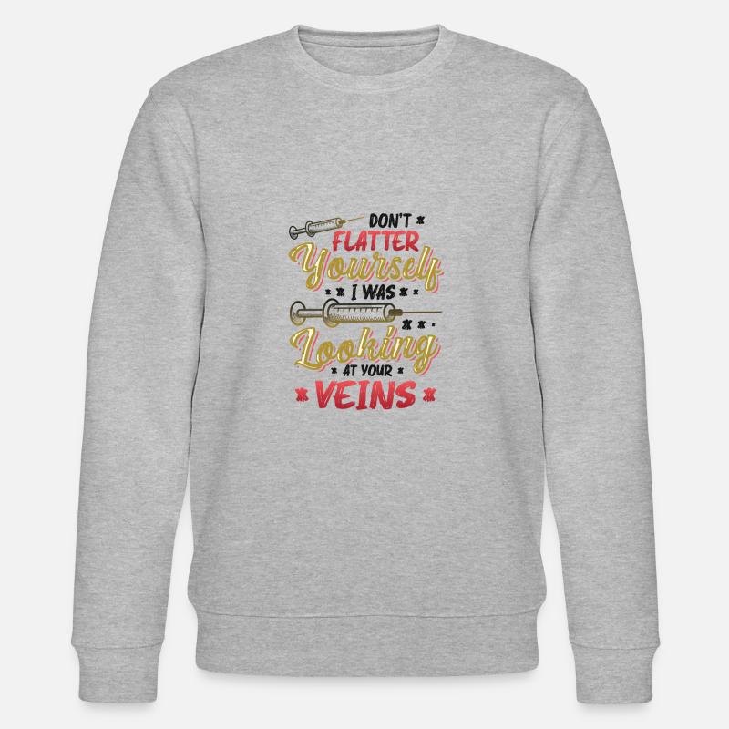 Ne vous flattez pas - Sweat bio CHANGER Stanley/Stella Unisexe - gris chiné