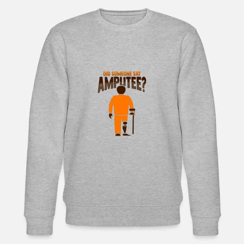 Prothèse de jambe amputée Amputation - Sweat bio CHANGER Stanley/Stella Unisexe - gris chiné