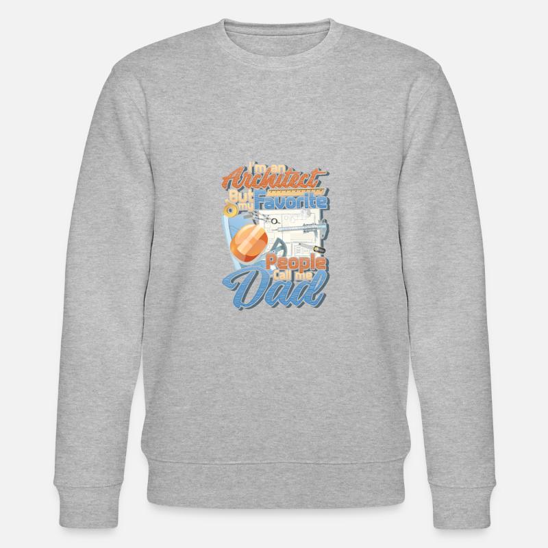 Je suis architecte - Sweat bio CHANGER Stanley/Stella Unisexe - gris chiné