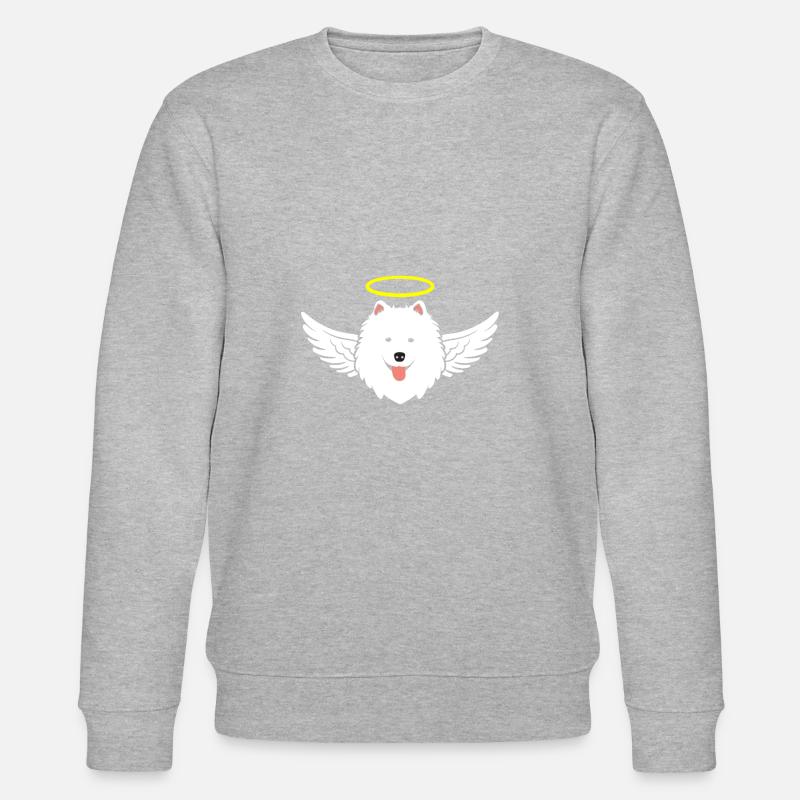 Engelshund - Stanley/Stella Unisex Bio-Sweatshirt CHANGER  - Grau meliert