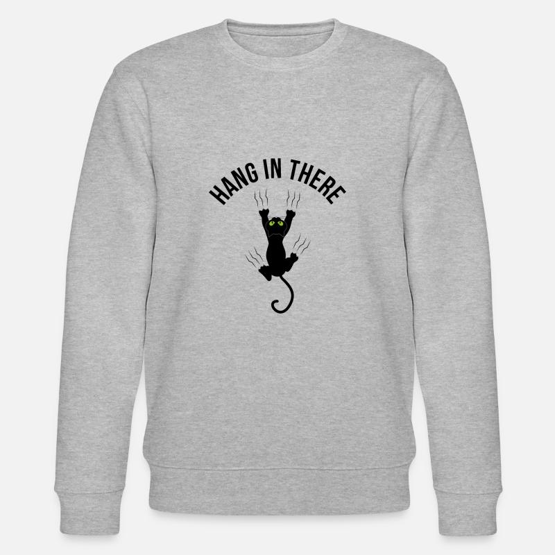 Halte Durch - Stanley/Stella Unisex Bio-Sweatshirt CHANGER  - Grau meliert