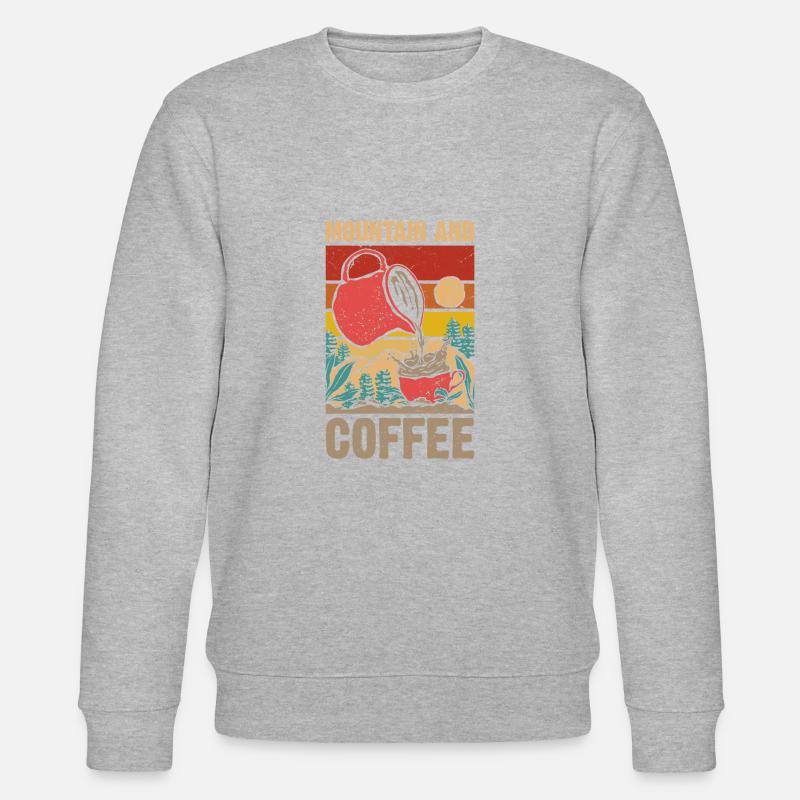 Berg Und Kaffee - Stanley/Stella Unisex Bio-Sweatshirt CHANGER  - Grau meliert