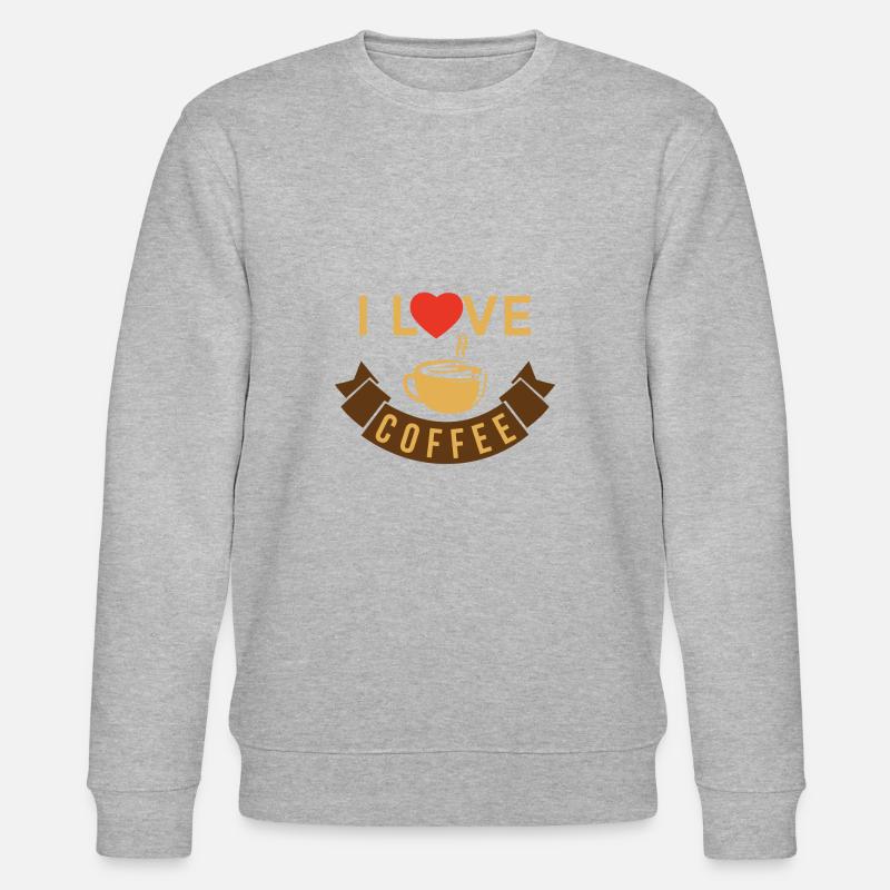 J’adore le café - Sweat bio CHANGER Stanley/Stella Unisexe - gris chiné