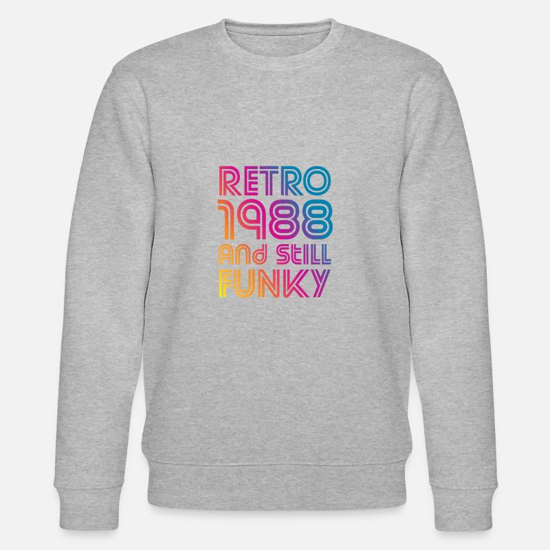 Rétro 1988 - Sweat bio CHANGER Stanley/Stella Unisexe - gris chiné
