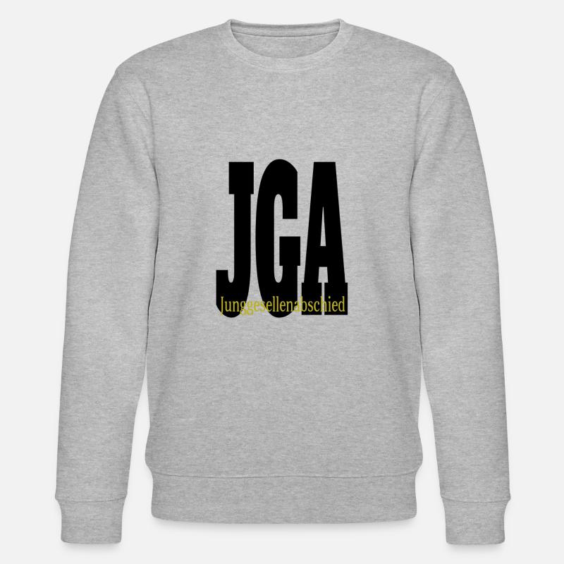Junggesellenabschied - Stanley/Stella Unisex Bio-Sweatshirt CHANGER  - Grau meliert
