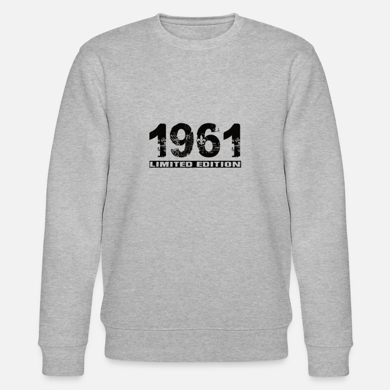 Limited Edition 1961 - Stanley/Stella CHANGER Unisex Organic Sweatshirt - heather grey