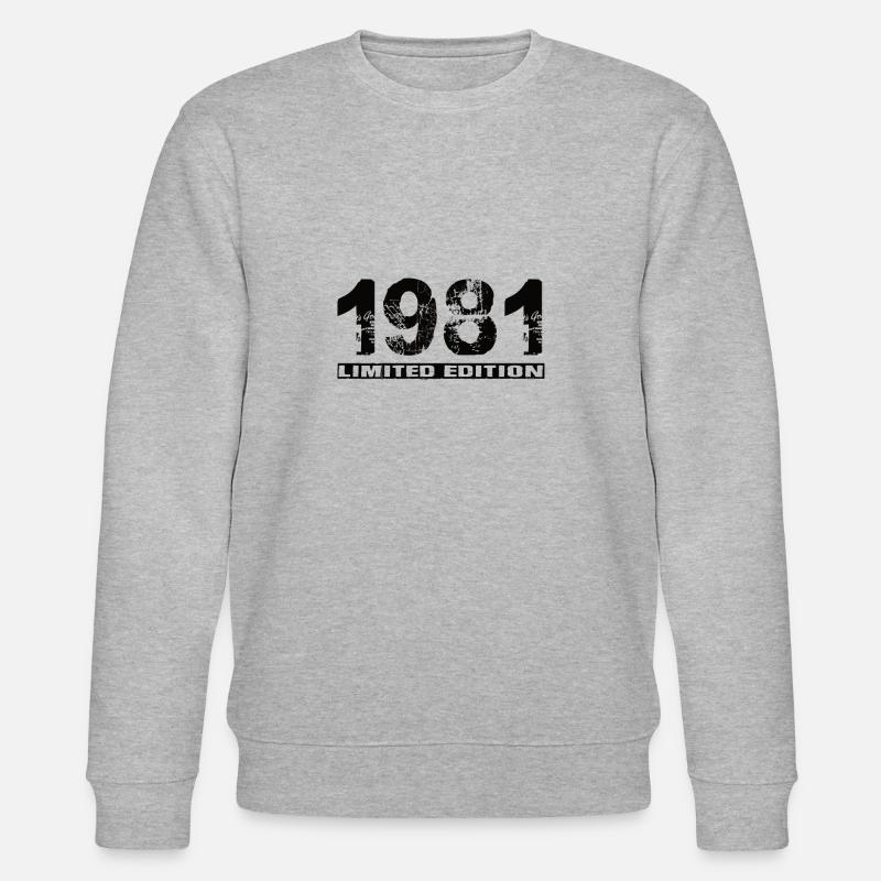 Limited Edition 1981 - Stanley/Stella Unisex Bio-Sweatshirt CHANGER  - Grau meliert