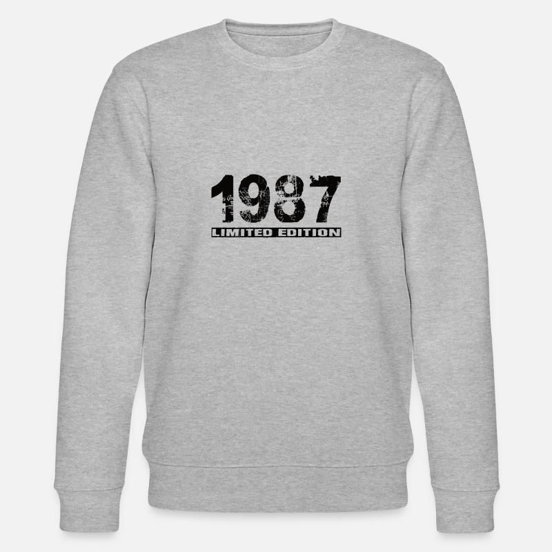 Limited Edition 1987 - Stanley/Stella Unisex Bio-Sweatshirt CHANGER  - Grau meliert