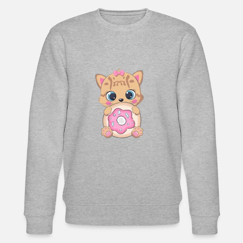 Ocelot Donut - Sweat bio CHANGER Stanley/Stella Unisexe - gris chiné