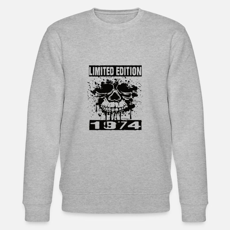 Limited Edition 1974 - Stanley/Stella Unisex Bio-Sweatshirt CHANGER - Grau meliert