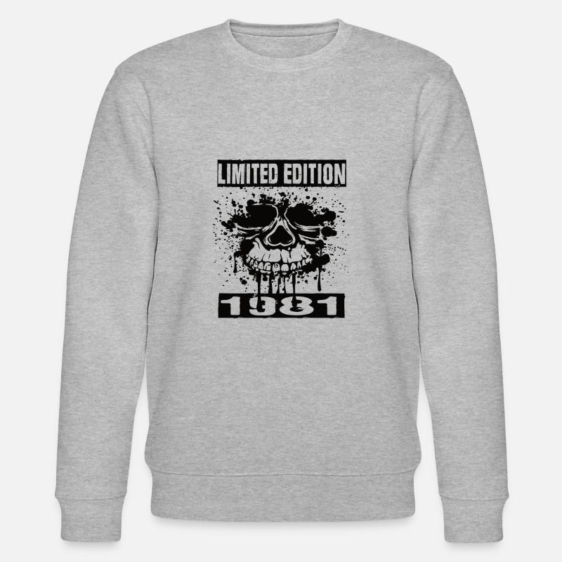 Limited Edition 1981 - Stanley/Stella CHANGER Unisex Organic Sweatshirt - heather grey