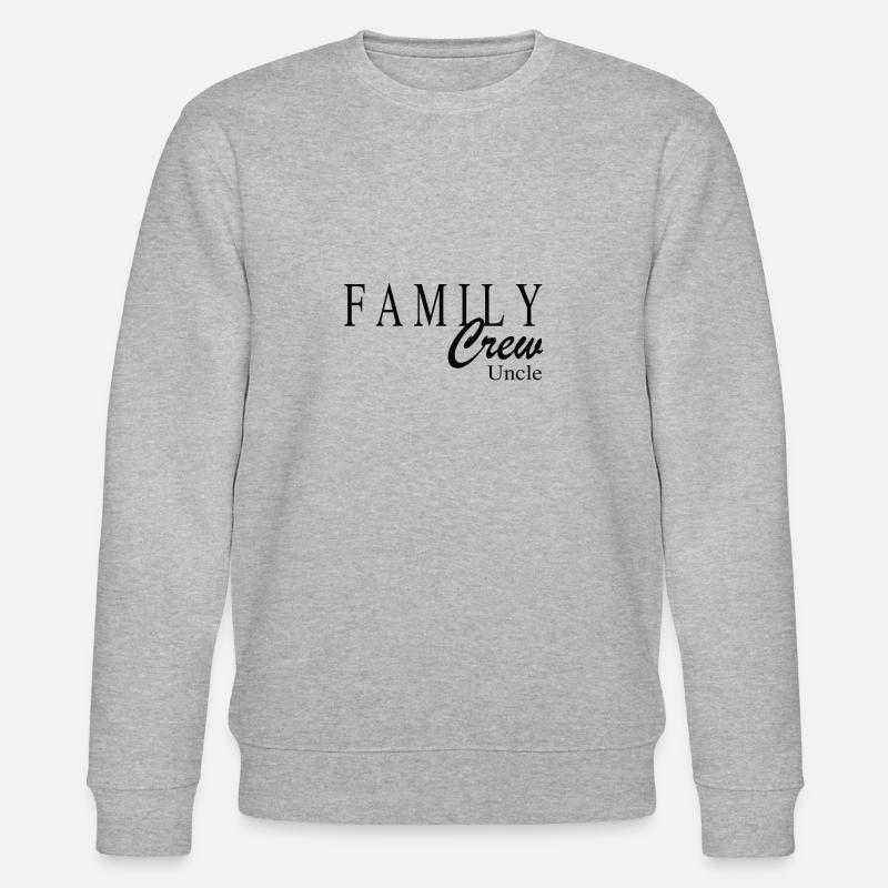Oncle de l’équipage familial - Sweat bio CHANGER Stanley/Stella Unisexe - gris chiné